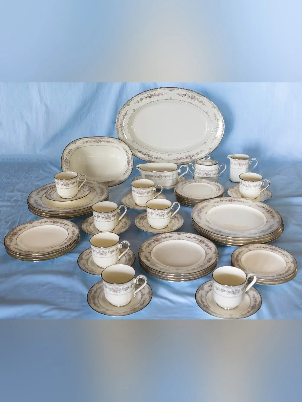 Beautiful Vintage Noritake Shenandoah Pattern 9729 Dinnerware Set. Mint! Japan!